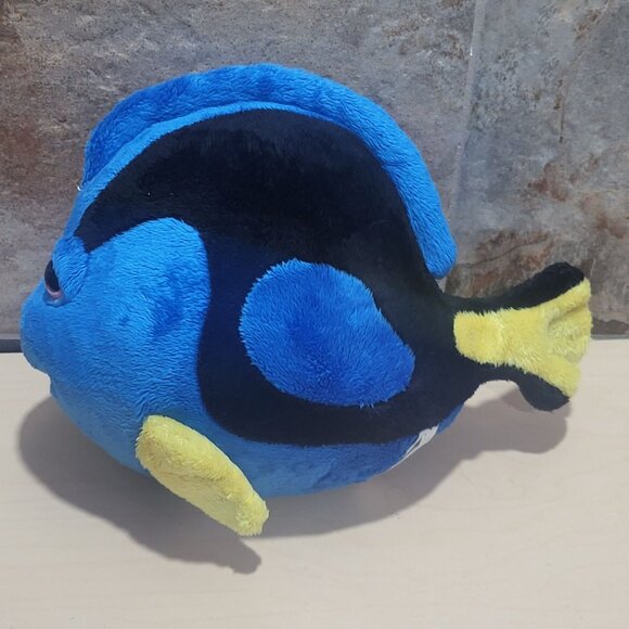 Petting Zoo Bright Eyes Blue Tang Fish Plush Toy 1994 - Picture 4 of 12